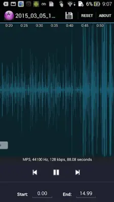 MP3 Cutter android App screenshot 3