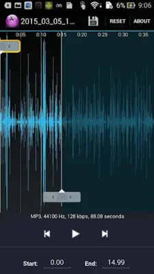 MP3 Cutter android App screenshot 4